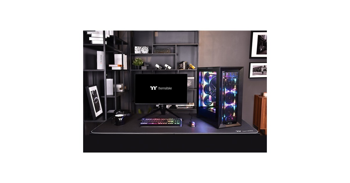 Thermaltake CTE T500 TG ARGB, Big-Tower-Gehäuse(schwarz, Tempered Glas)