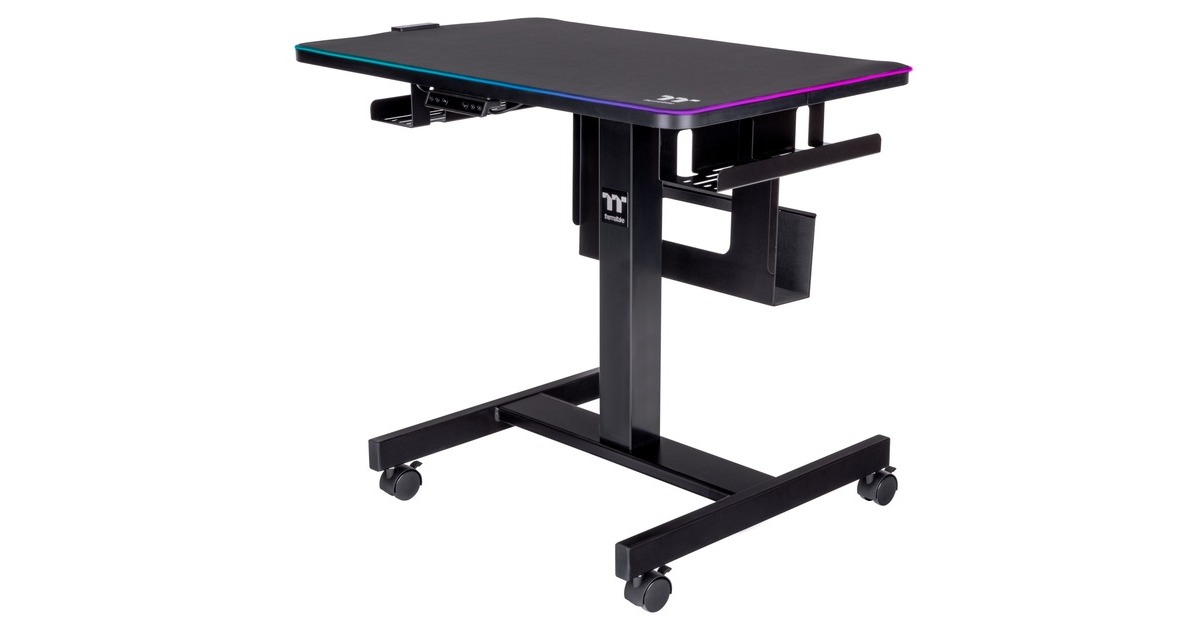 Thermaltake CYCLEDESK 100 Smart Gaming Desk, Gaming-Tisch(schwarz) Thermaltake CYCLEDESK 100 Smart Gaming Desk, Gaming-Tisch(schwarz)