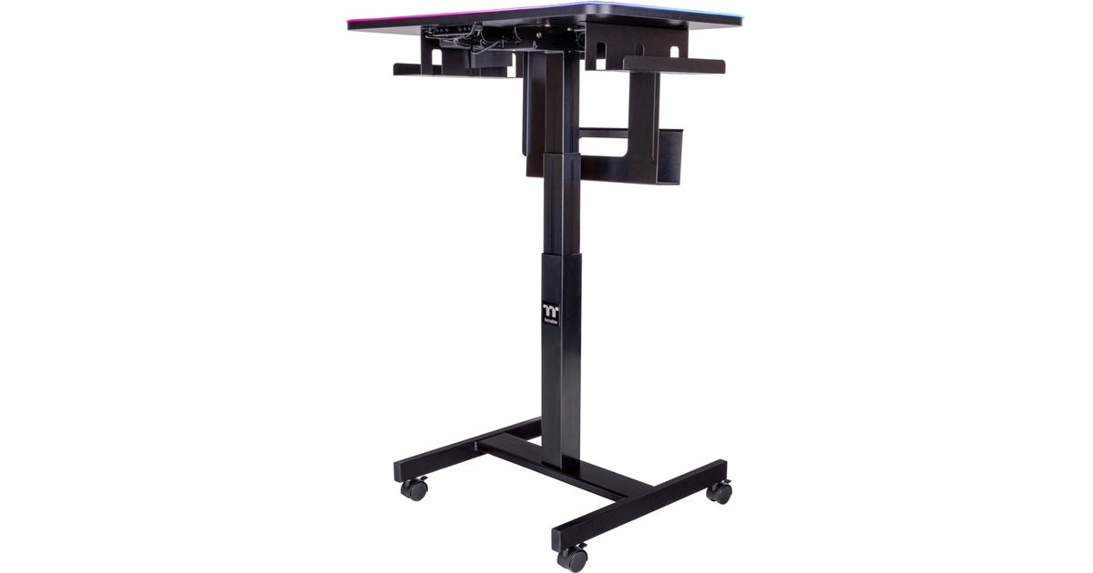 Thermaltake CYCLEDESK 100 Smart Gaming Desk, Gaming-Tisch(schwarz)