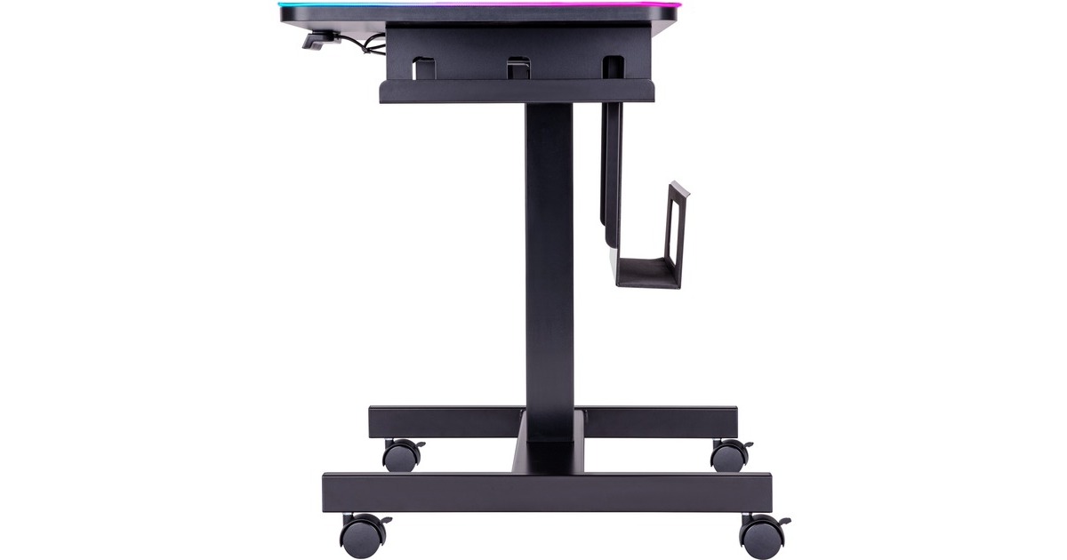 Thermaltake CYCLEDESK 100 Smart Gaming Desk, Gaming-Tisch(schwarz)