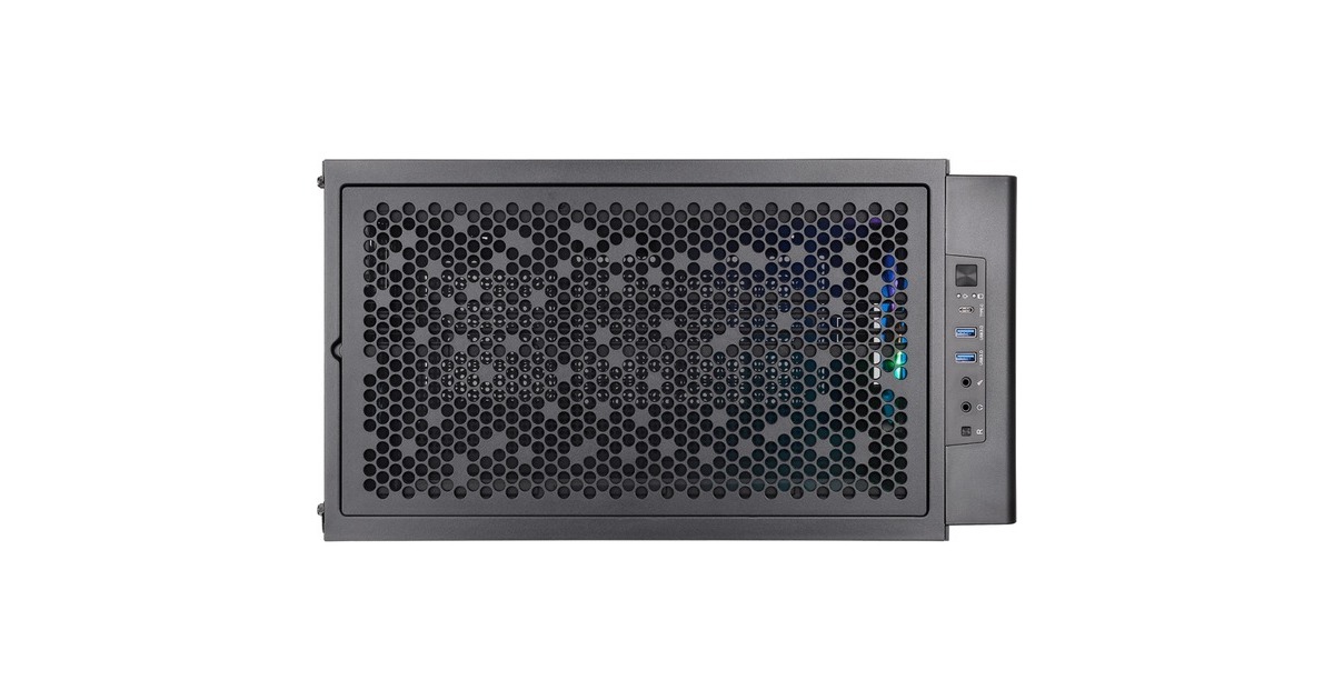 Thermaltake Ceres 330 TG ARGB , Tower-Gehäuse(schwarz, Tempered Glass)