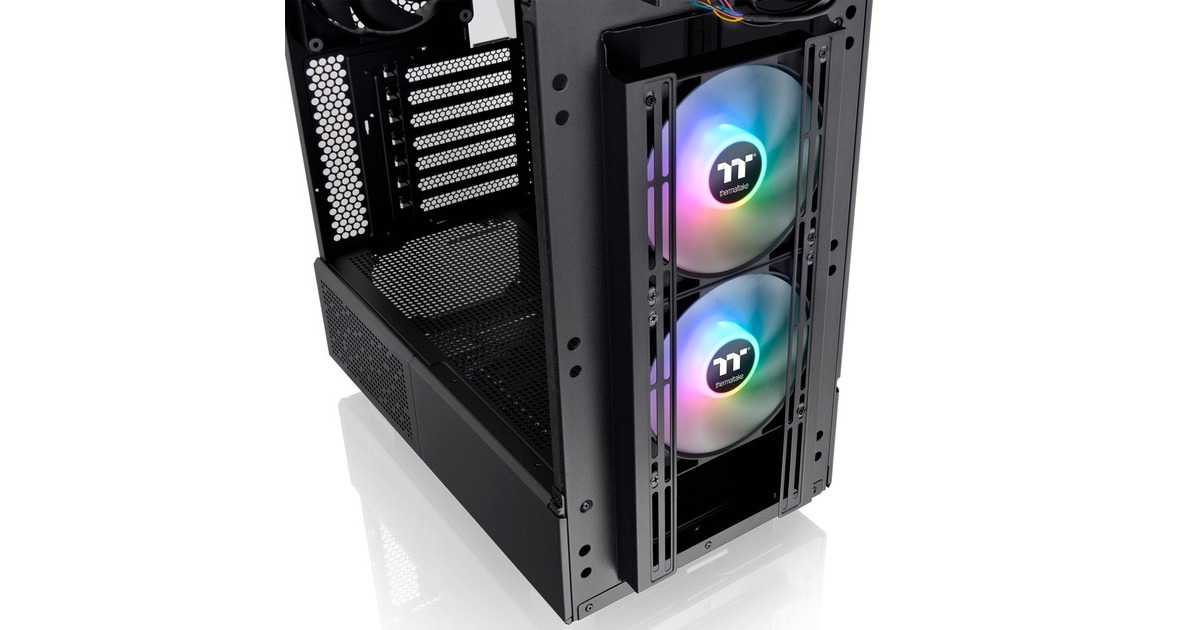 Thermaltake Ceres 330 TG ARGB , Tower-Gehäuse(schwarz, Tempered Glass)