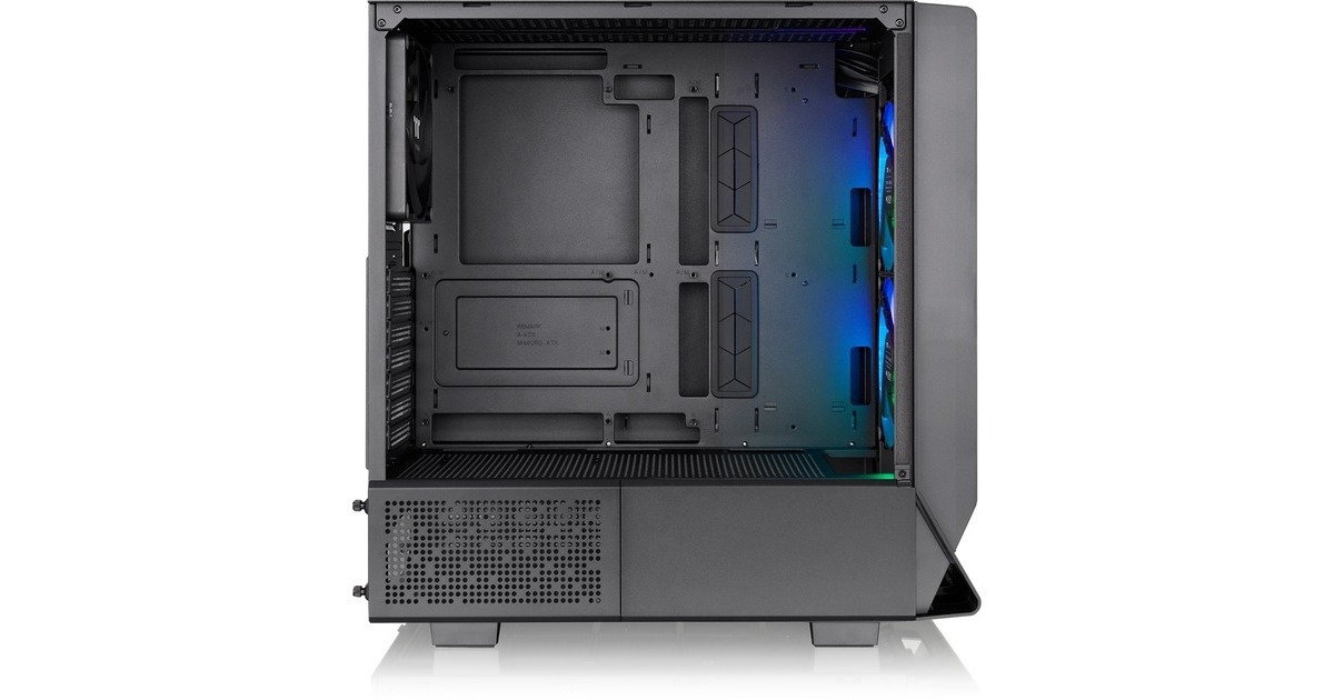 Thermaltake Ceres 330 TG ARGB , Tower-Gehäuse(schwarz, Tempered Glass)
