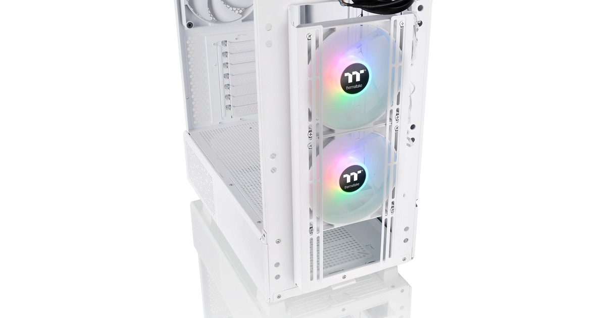 Thermaltake Ceres 330 TG ARGB , Tower-Gehäuse(weiß, Tempered Glass)