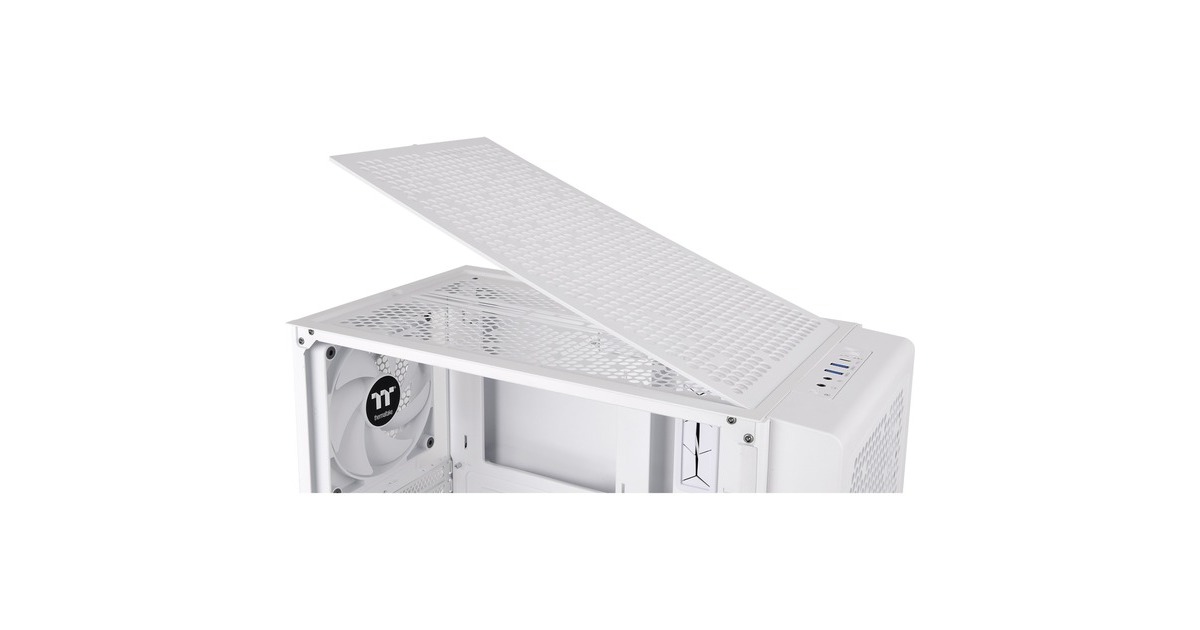 Thermaltake Ceres 330 TG ARGB , Tower-Gehäuse(weiß, Tempered Glass)