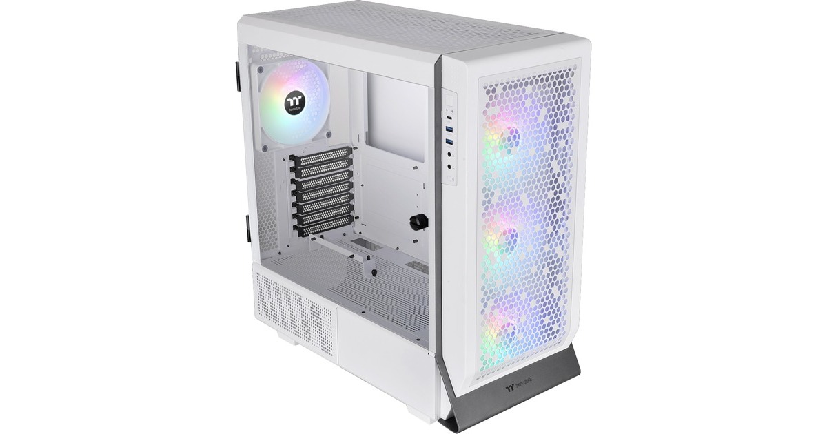 Thermaltake Ceres 500 TG ARGB Snow, Tower-Gehäuse(weiß, Tempered Glass)