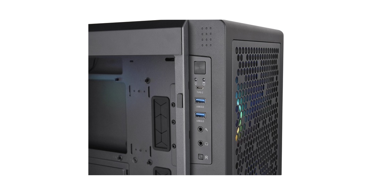 Thermaltake Ceres 500 TG ARGB, Tower-Gehäuse(schwarz, Tempered Glass)