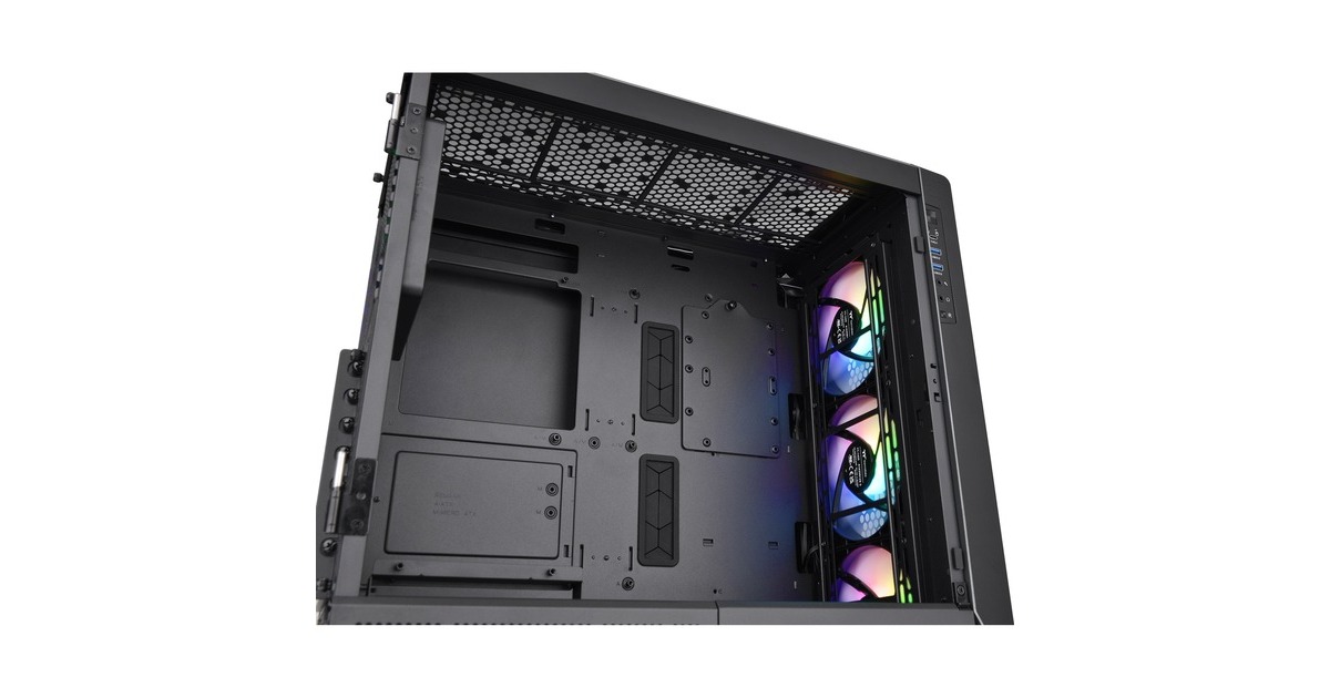 Thermaltake Ceres 500 TG ARGB, Tower-Gehäuse(schwarz, Tempered Glass)