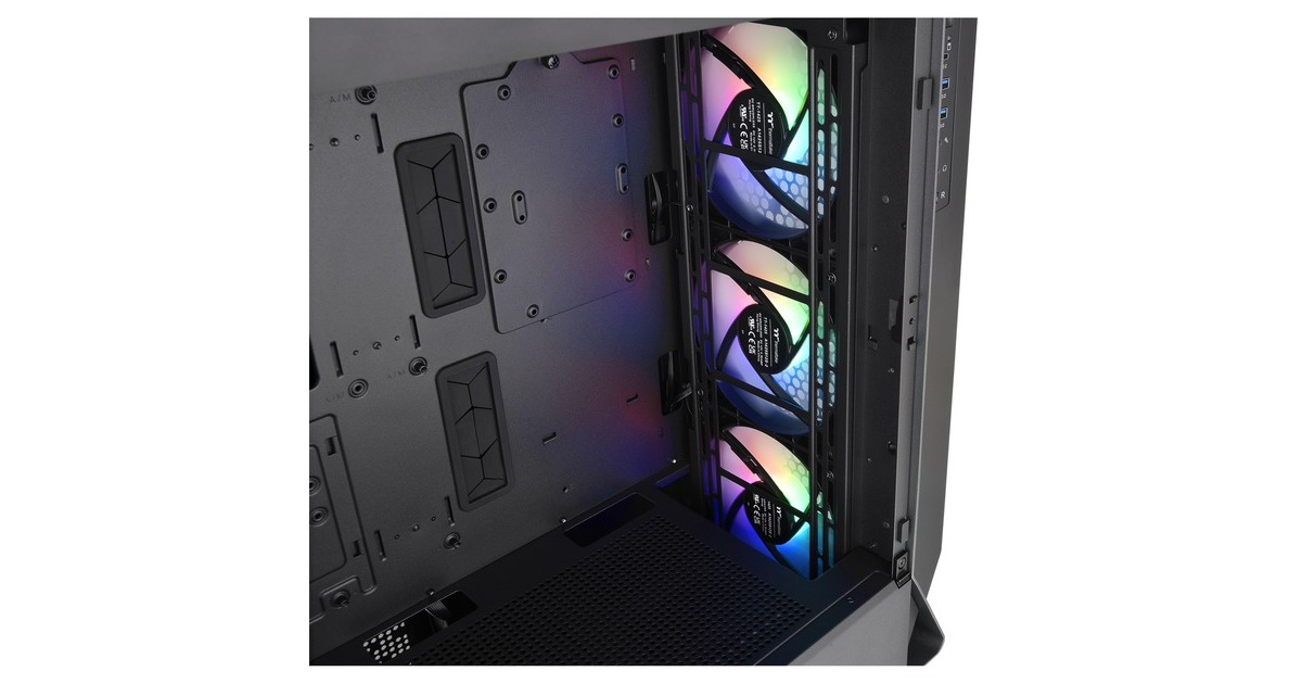 Thermaltake Ceres 500 TG ARGB, Tower-Gehäuse(schwarz, Tempered Glass)
