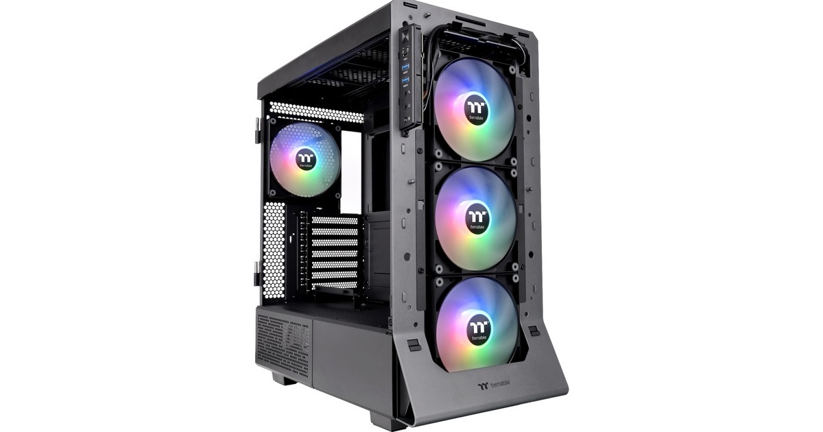 Thermaltake Ceres 500 TG ARGB, Tower-Gehäuse(schwarz, Tempered Glass)