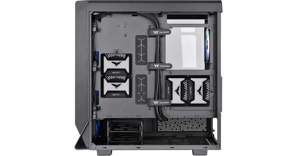 Thermaltake Ceres 500 TG ARGB, Tower-Gehäuse(schwarz, Tempered Glass)