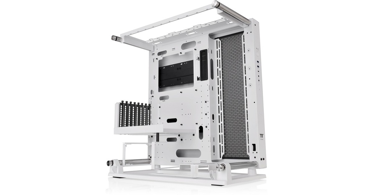Thermaltake Core P3 TG Pro Snow, Bench/Show-Gehäuse(weiß, Tempered Glass)
