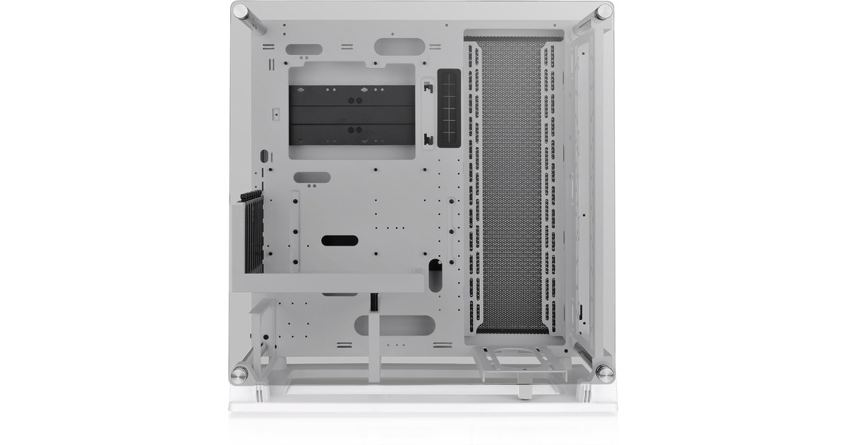 Thermaltake Core P3 TG Pro Snow, Bench/Show-Gehäuse(weiß, Tempered Glass)