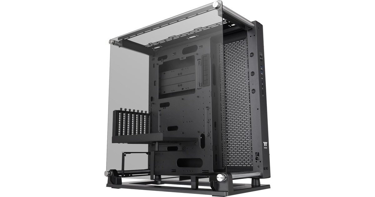 Thermaltake Core P3 TG Pro, Bench/Show-Gehäuse(schwarz, Tempered Glass)