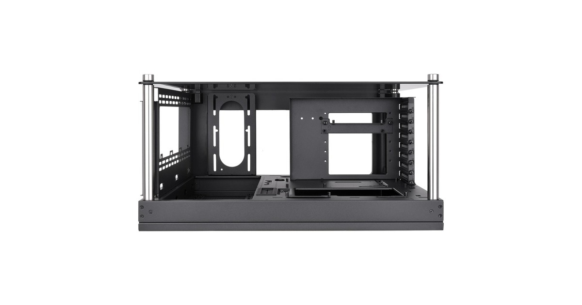 Thermaltake Core P3 TG Pro, Bench/Show-Gehäuse(schwarz, Tempered Glass)