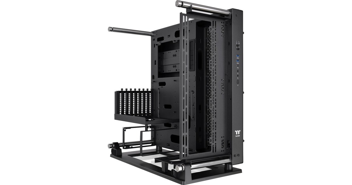 Thermaltake Core P3 TG Pro, Bench/Show-Gehäuse(schwarz, Tempered Glass)