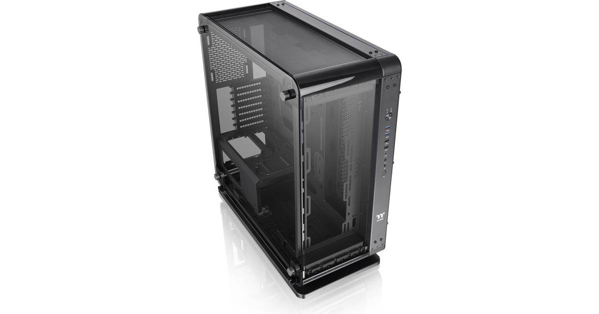 Thermaltake Core P6 Tempered Glass, Bench/Show-Gehäuse(schwarz)