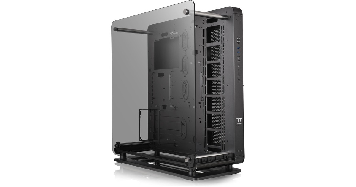 Thermaltake Core P8 TG, Bench/Show-Gehäuse(schwarz, Tempered Glass)