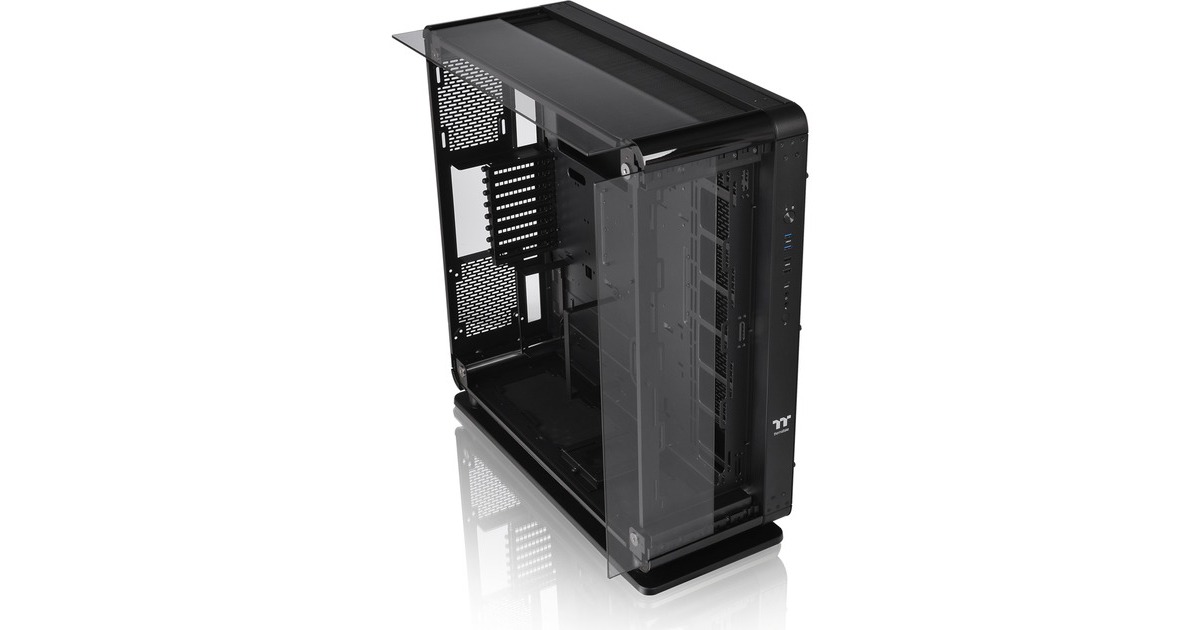 Thermaltake Core P8 TG, Bench/Show-Gehäuse(schwarz, Tempered Glass)