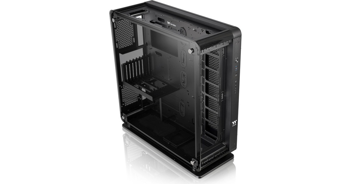 Thermaltake Core P8 TG, Bench/Show-Gehäuse(schwarz, Tempered Glass)