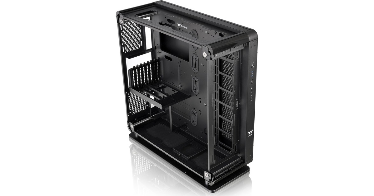 Thermaltake Core P8 TG, Bench/Show-Gehäuse(schwarz, Tempered Glass)