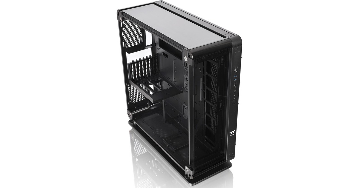 Thermaltake Core P8 TG, Bench/Show-Gehäuse(schwarz, Tempered Glass)