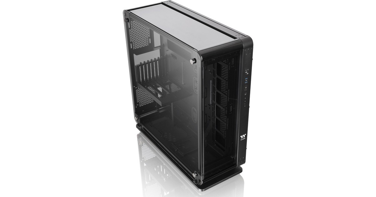 Thermaltake Core P8 TG, Bench/Show-Gehäuse(schwarz, Tempered Glass)