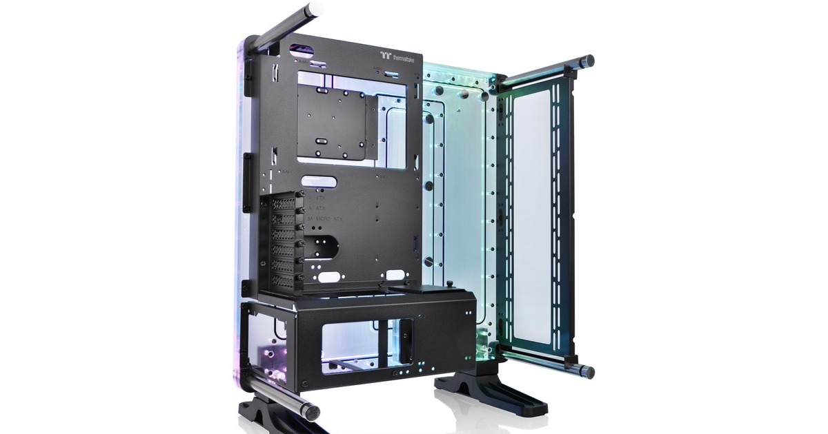 Thermaltake DistroCase 350P, Bench/Show-Gehäuse(schwarz/transparent)