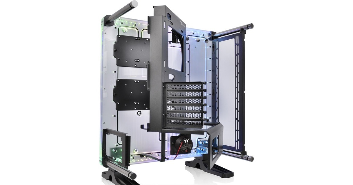 Thermaltake DistroCase 350P, Bench/Show-Gehäuse(schwarz/transparent)