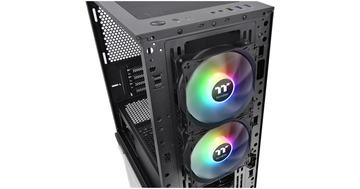 Thermaltake Divider 170 TG ARGB, Tower-Gehäuse(schwarz, Tempered Glass)