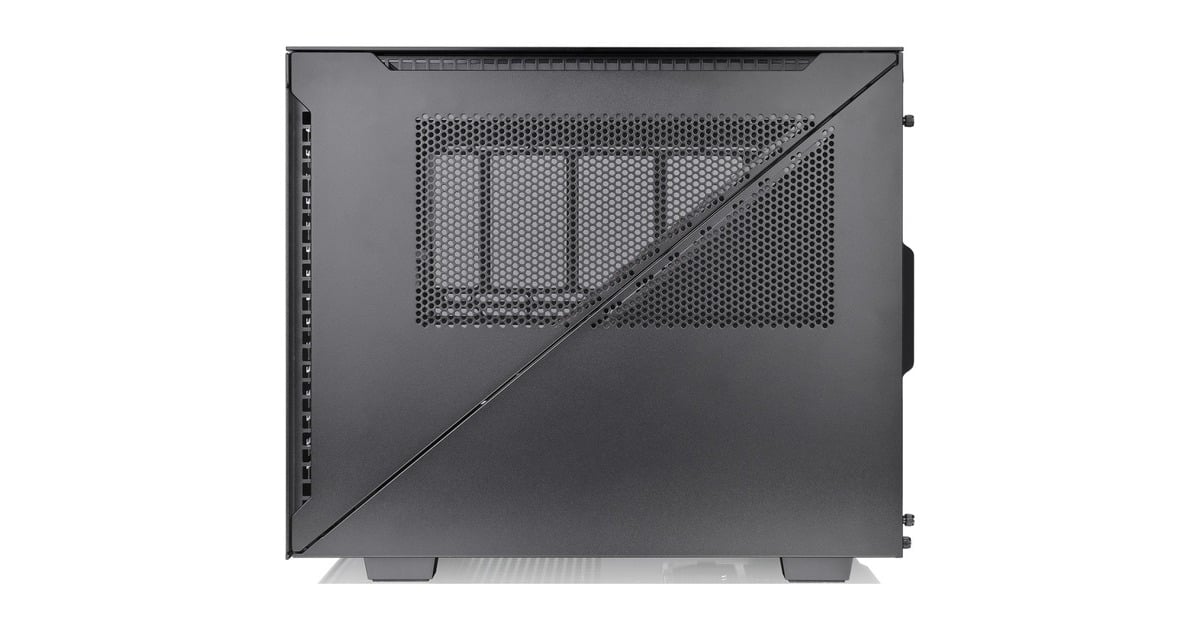 Thermaltake Divider 200 TG Air Micro, Tower-Gehäuse(schwarz, Tempered Glass)