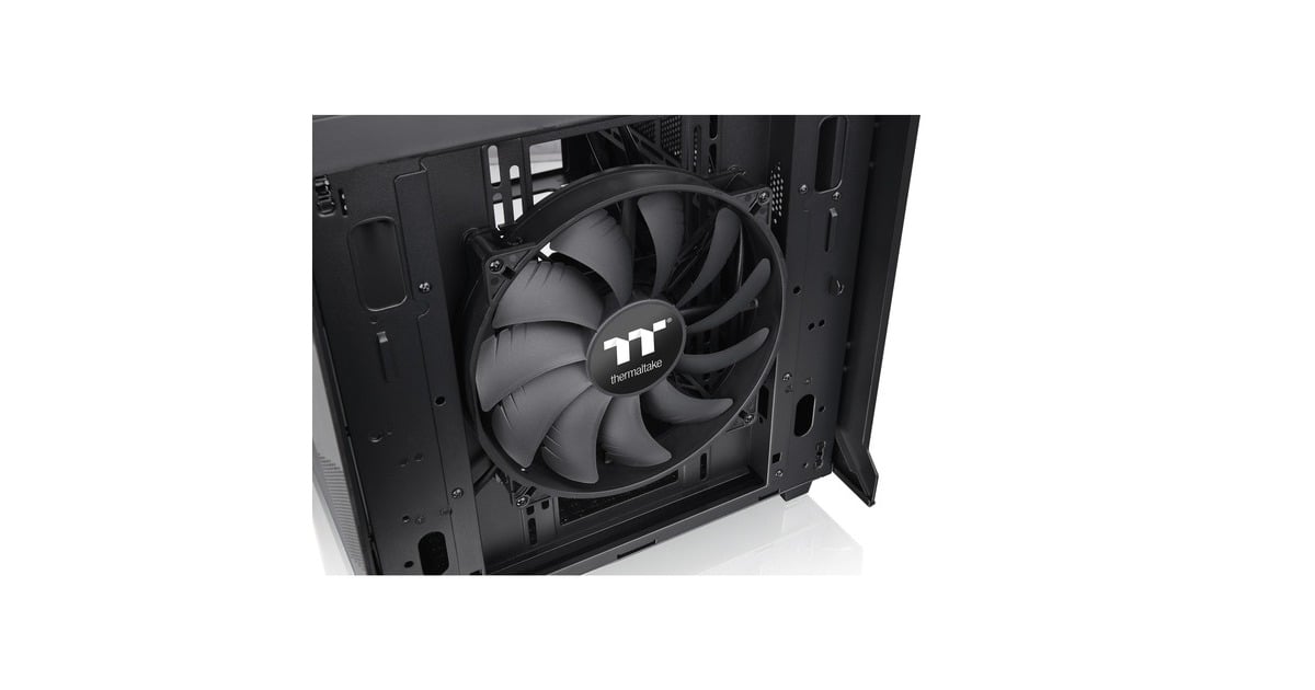 Thermaltake Divider 200 TG Air Micro, Tower-Gehäuse(schwarz, Tempered Glass)
