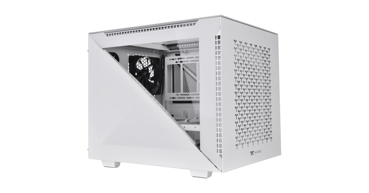 Thermaltake Divider 200 TG Air Snow Micro, Tower-Gehäuse(weiß, Tempered Glass) Thermaltake Divider 200 TG Air Snow Micro, Tower-Gehäuse(weiß, Tempered Glass)
