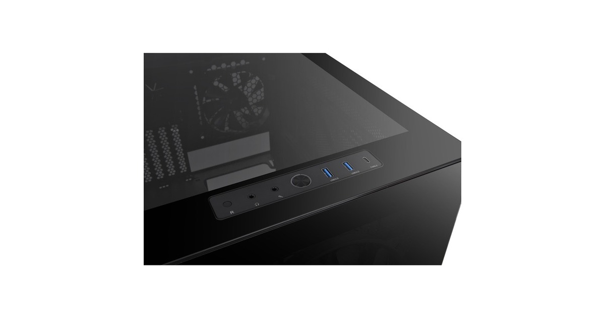 Thermaltake Divider 200 TG Micro, Tower-Gehäuse(schwarz, Tempered Glass)