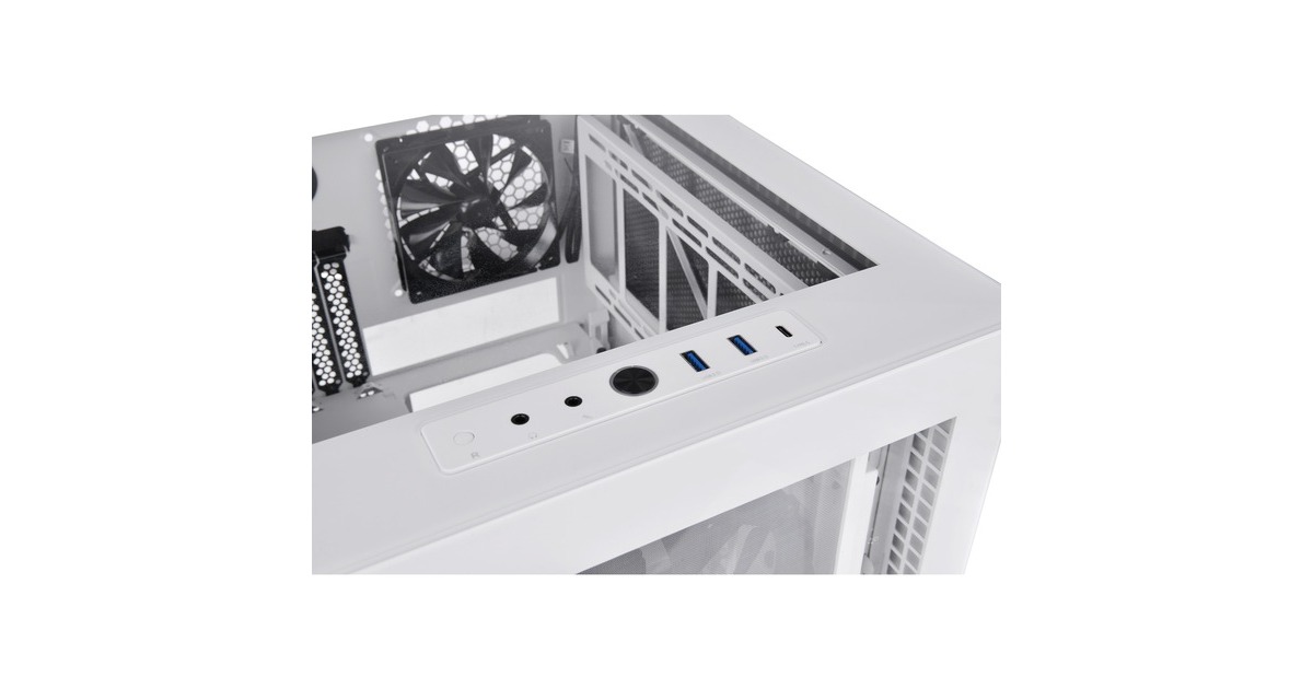 Thermaltake Divider 200 TG Snow Micro, Tower-Gehäuse(weiß, Tempered Glass, Outlet)