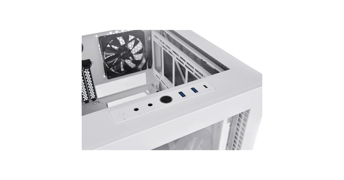 Thermaltake Divider 200 TG Snow Micro, Tower-Gehäuse(weiß, Tempered Glass)