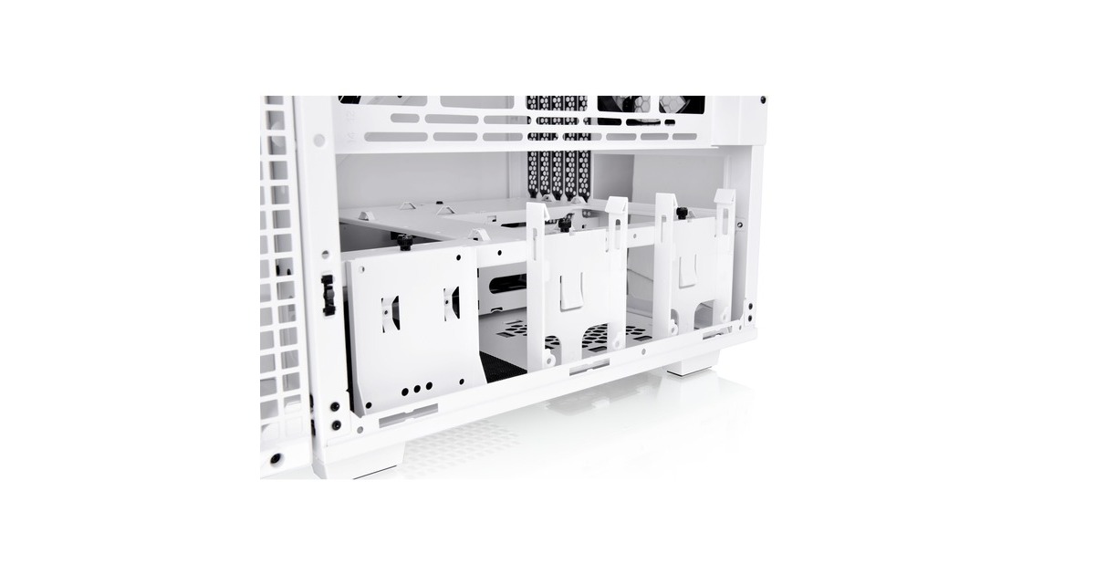 Thermaltake Divider 200 TG Snow Micro, Tower-Gehäuse(weiß, Tempered Glass, Outlet)