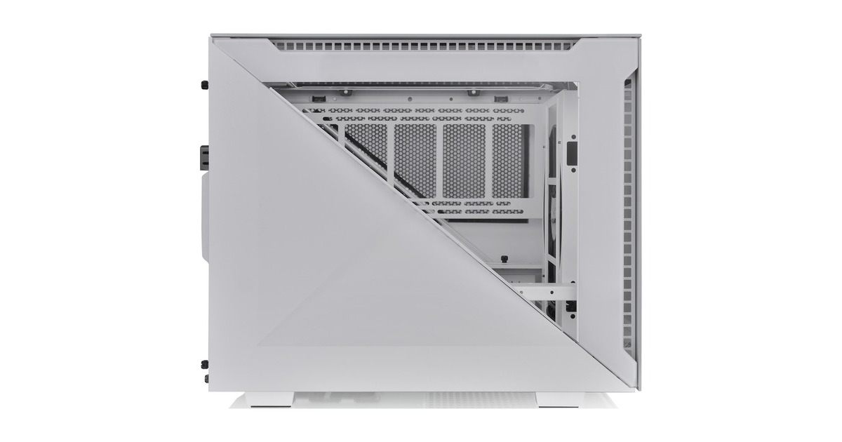 Thermaltake Divider 200 TG Snow Micro, Tower-Gehäuse(weiß, Tempered Glass, Outlet)