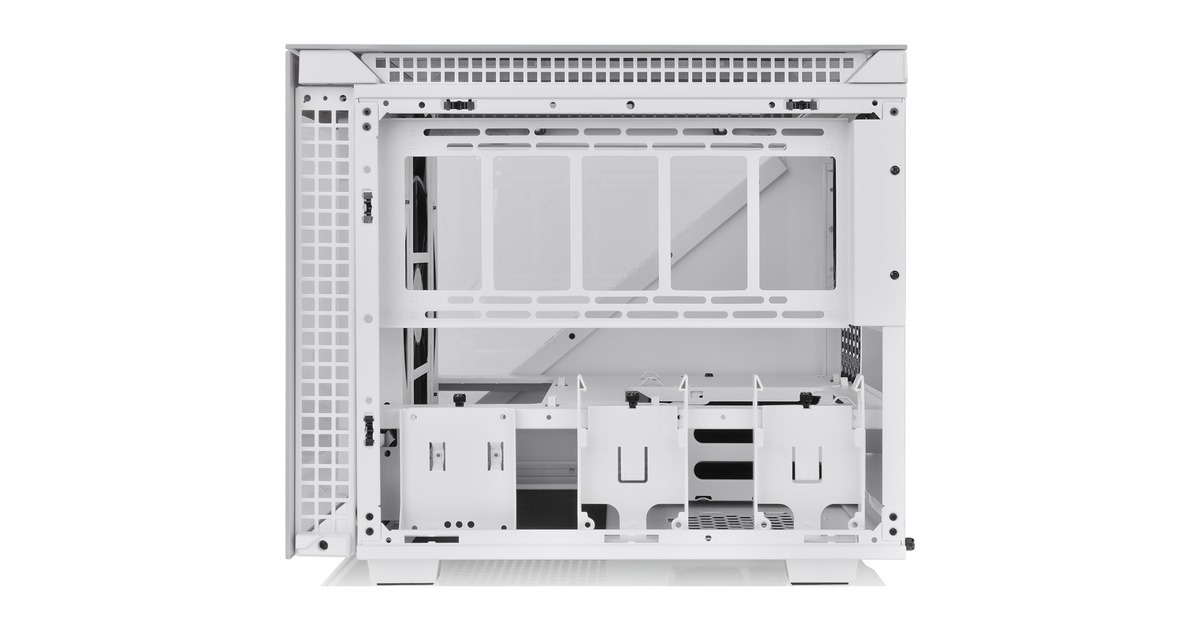 Thermaltake Divider 200 TG Snow Micro, Tower-Gehäuse(weiß, Tempered Glass, Outlet)