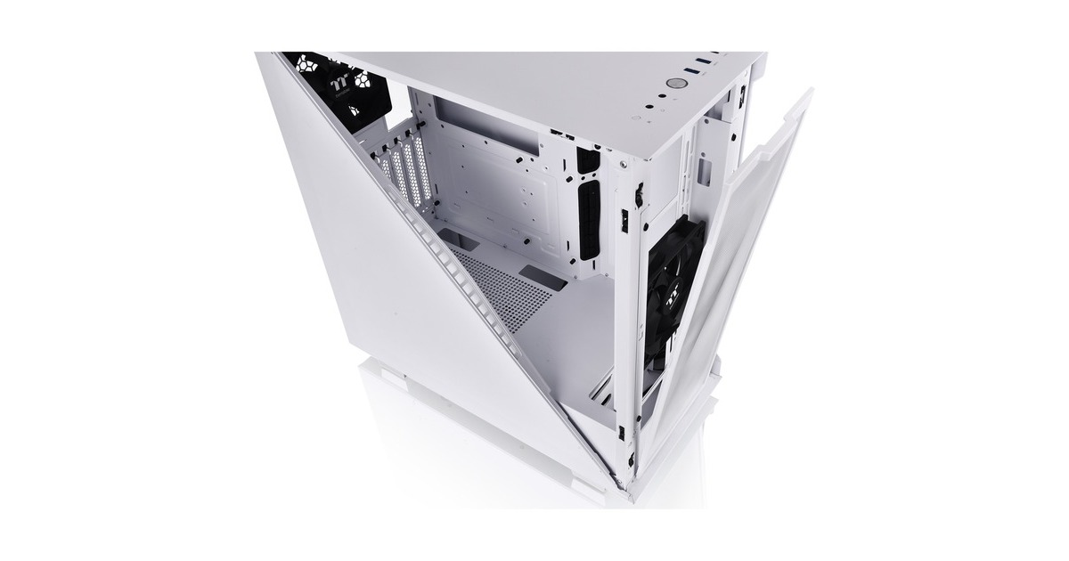 Thermaltake Divider 300 TG Air Snow, Tower-Gehäuse(weiß, Tempered Glass)