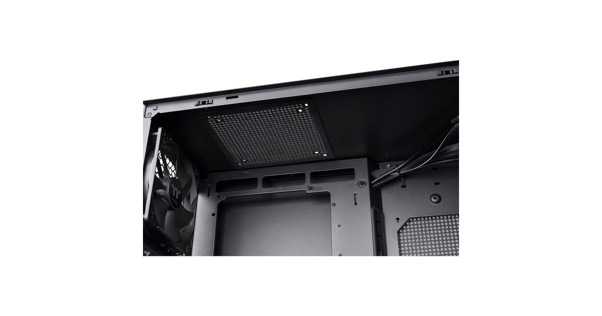 Thermaltake Divider 300 TG Air, Tower-Gehäuse(schwarz, Tempered Glass)