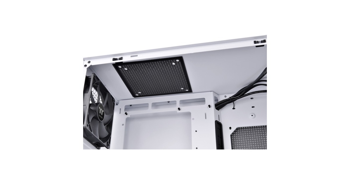Thermaltake Divider 300 TG Snow ARGB, Tower-Gehäuse(weiß, Tempered Glass)