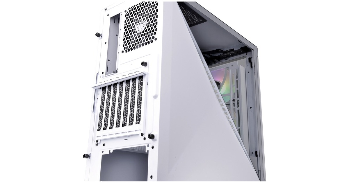 Thermaltake Divider 300 TG Snow ARGB, Tower-Gehäuse(weiß, Tempered Glass)