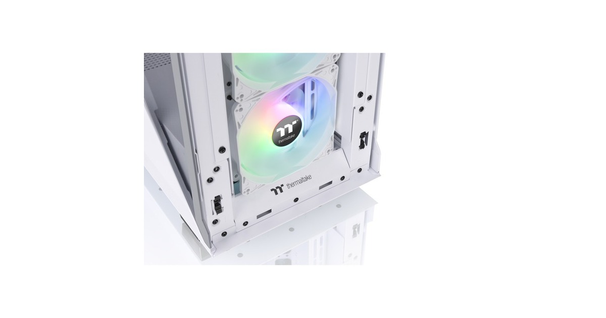 Thermaltake Divider 300 TG Snow ARGB, Tower-Gehäuse(weiß, Tempered Glass)