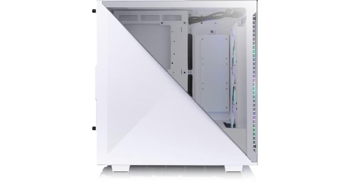 Thermaltake Divider 300 TG Snow ARGB, Tower-Gehäuse(weiß, Tempered Glass)