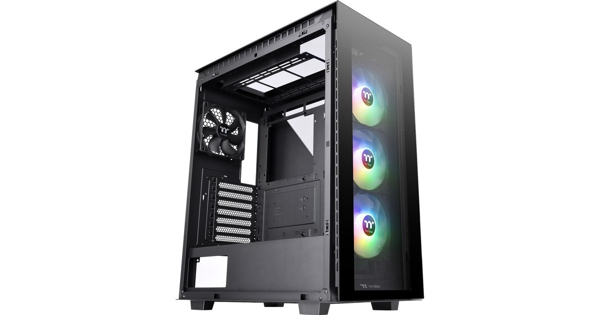 Thermaltake Divider 500 TG ARGB, Tower-Gehäuse(schwarz, Tempered Glass)