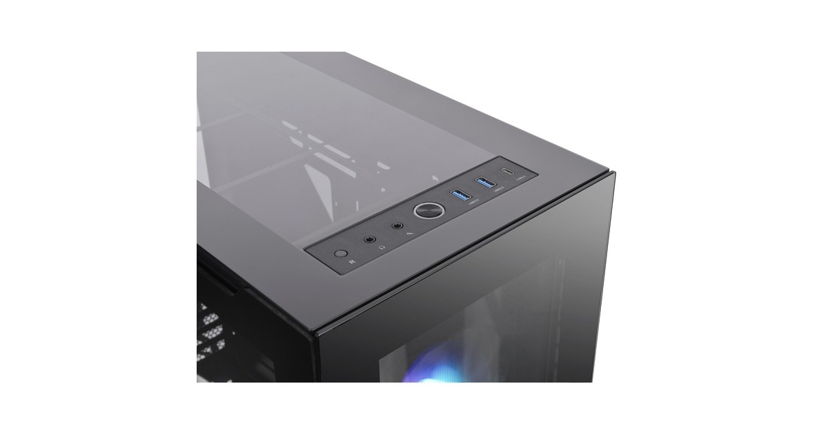 Thermaltake Divider 500 TG ARGB, Tower-Gehäuse(schwarz, Tempered Glass)
