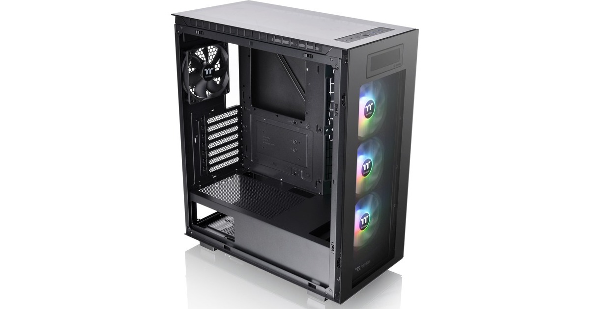 Thermaltake Divider 550 TG Ultra, Tower-Gehäuse(schwarz, Tempered Glass)