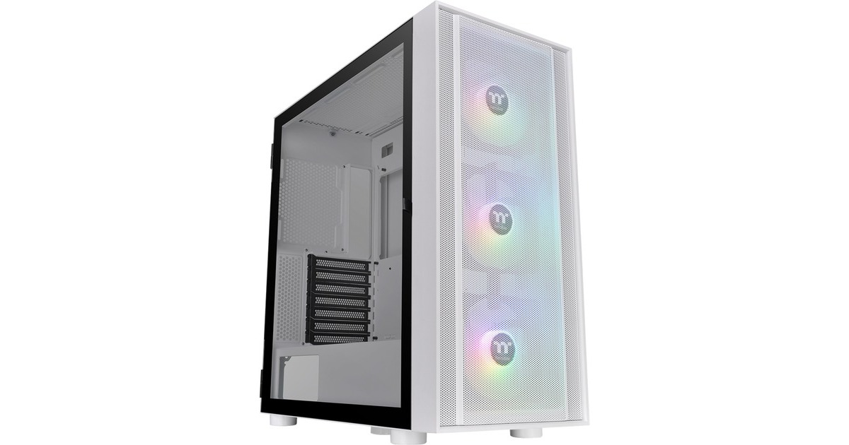 Thermaltake Divider H570 TG ARGB Snow, Tower-Gehäuse(weiß, Tempered Glass)
