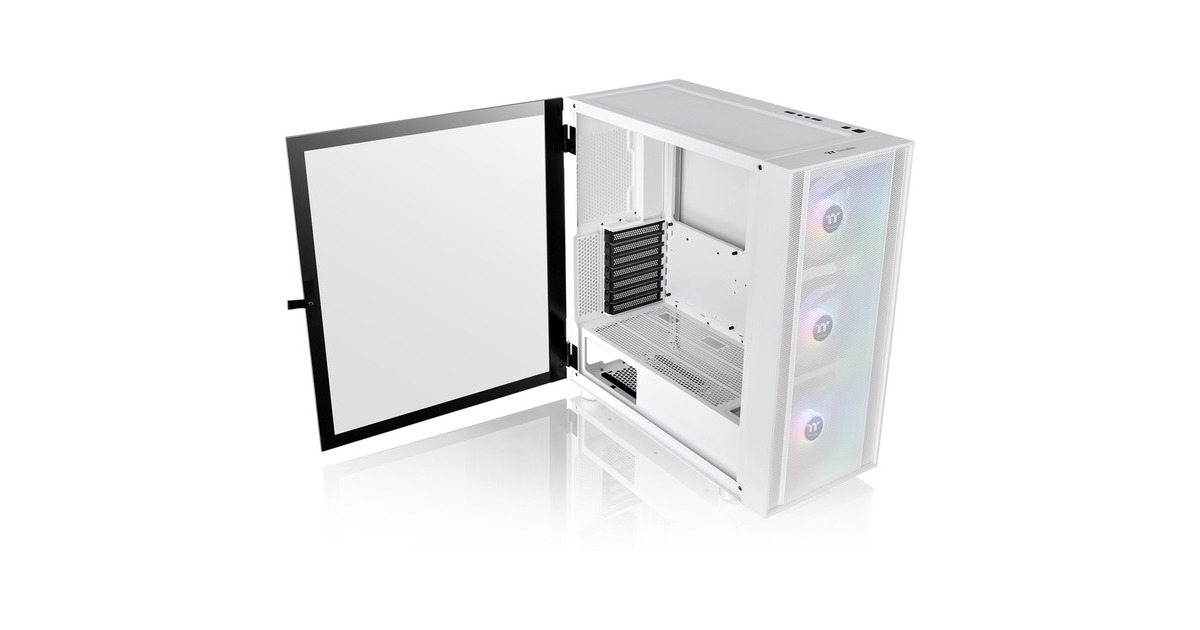 Thermaltake Divider H570 TG ARGB Snow, Tower-Gehäuse(weiß, Tempered Glass)